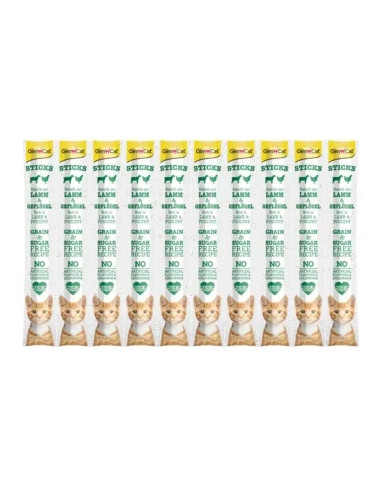 GimCat Sticks Jagnięcina z drobiem 10x5g