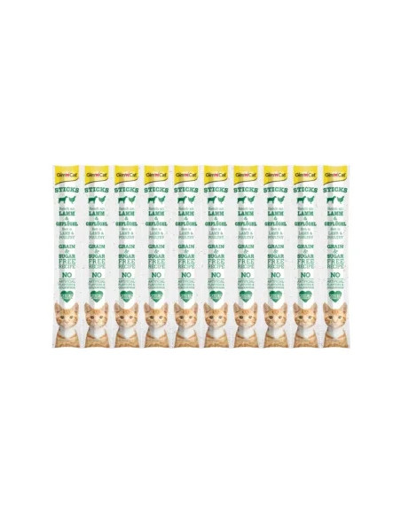 GimCat Sticks Jagnięcina z drobiem 10x5g