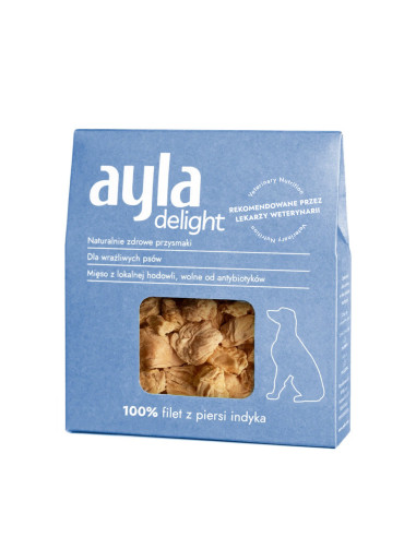 Ayla Dog Przysmaki liofilizowane - Filet z piersi indyka 100%
