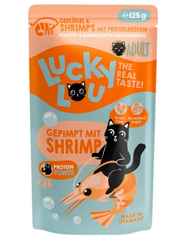 Lucky Lou Lifestage Adult Drób i krewetki 125g