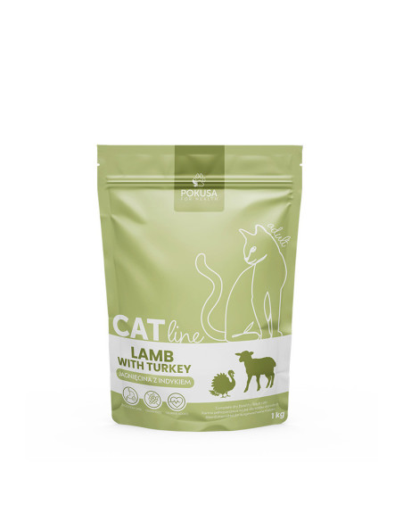 Pokusa CatLine - Jagnięcina z indykiem 1kg