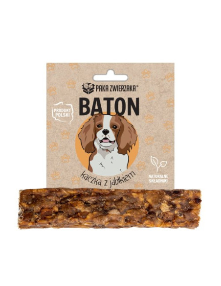 Paka Zwierzaka Baton Kaczka z jabłkiem