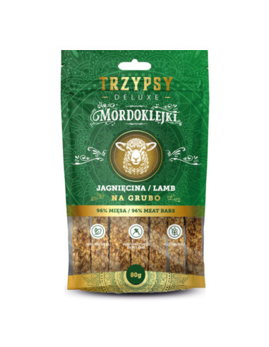 TRZYPSY Deluxe Mordoklejki Na Grubo z Jagnięciny 80g