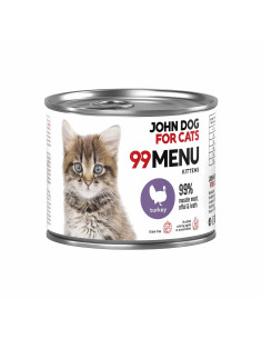 John Dog for Cats 99 MENU Kitten - Indyk 200g