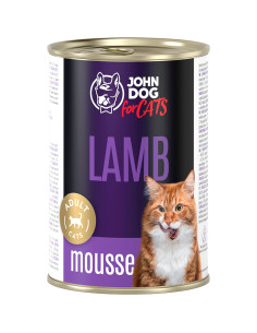 John Dog for Cats Mus - Jagnięcina 400g