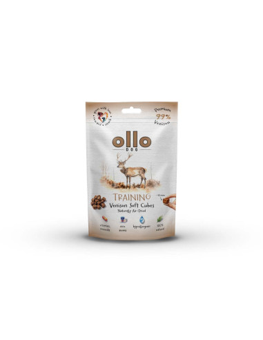 Ollo Air-dried Training Cubes - Jeleń 80g