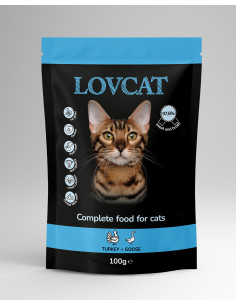 LOVCAT Best Turkey & Goose - Indyk z gęsią 100g 2