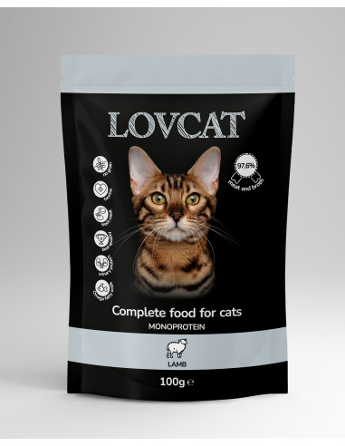 LOVCAT Pure Lamb - Jagnięcina 100g