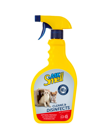 Mr. Smell Dezynfekcja - Czyści i dezynfekuje klatki i kuwety 500ml