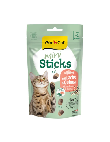 GimCat mini Sticks Łosoś z komosą 50g