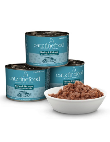 Catz Finefood Classic N.13 Śledź i krewetki 200g