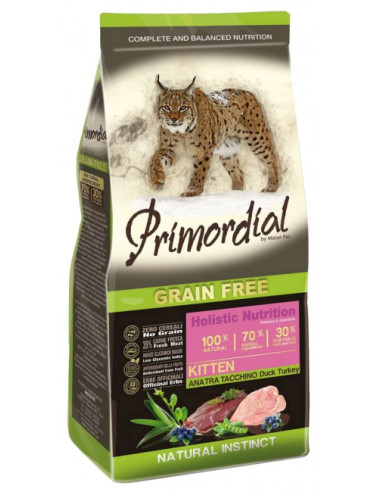 Primordial Cat Grain Free Kitten Duck & Turkey...