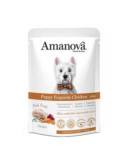 Amanova Dog Puppy Exquisite Chicken - Kurczak saszetka 100g