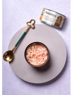 Amanova Cat Chicken & Cheese - Kurczak i ser w bulionie 70g 2