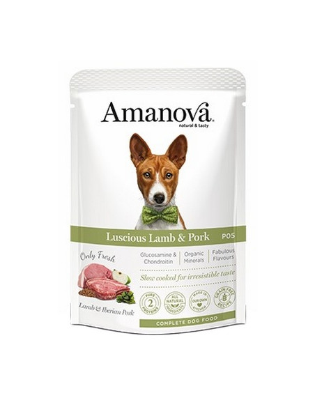 Amanova Dog Adult Luscious Lamb & Pork - Jagnięcina i wieprzowina saszetka 100g