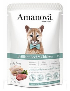 Amanova Cat Brilliant Beef & Chicken - Wołowina i kurczak...