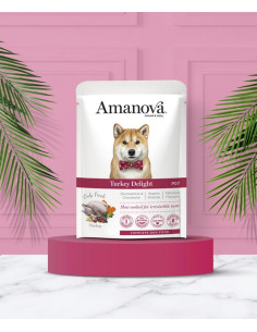 Amanova Dog Adult Turkey Delight - Indyk saszetka 100g 2