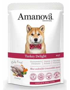 Amanova Dog Adult Turkey Delight - Indyk saszetka 100g
