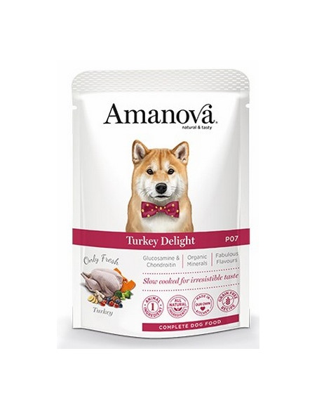 Amanova Dog Adult Turkey Delight - Indyk saszetka 300g