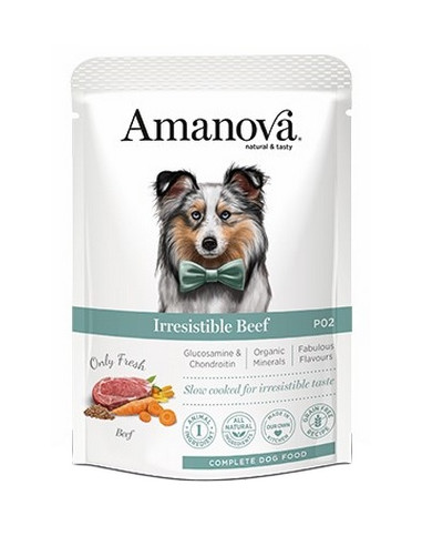 Amanova Dog Adult Irresistible Beef - Wołowina...