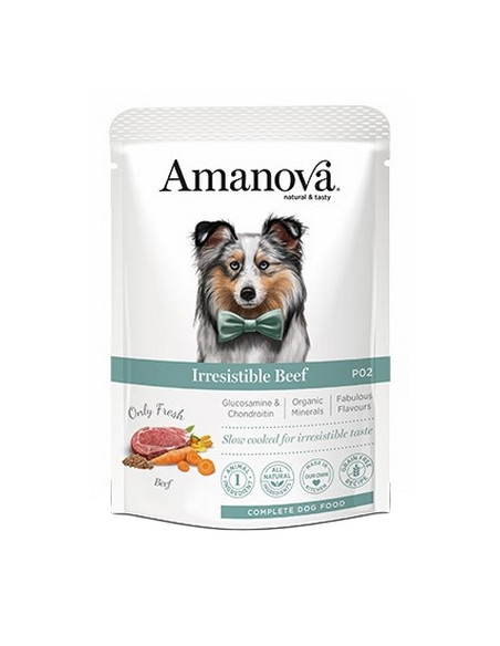 Amanova Dog Adult Irresistible Beef - Wołowina saszetka 300g