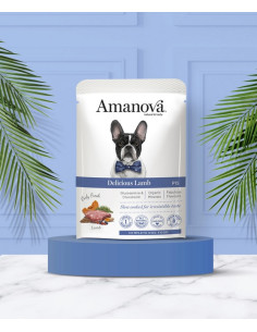 Amanova Dog Adult Delicious Lamb - Jagnięcina saszetka 300g 2