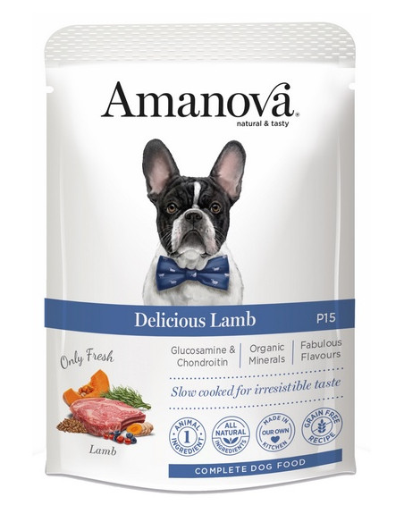 Amanova Dog Adult Delicious Lamb - Jagnięcina saszetka 300g