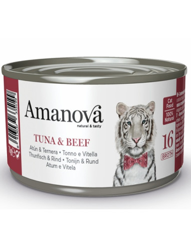 Amanova Cat Tuna & Beef - Tuńczyk i wołowina w...