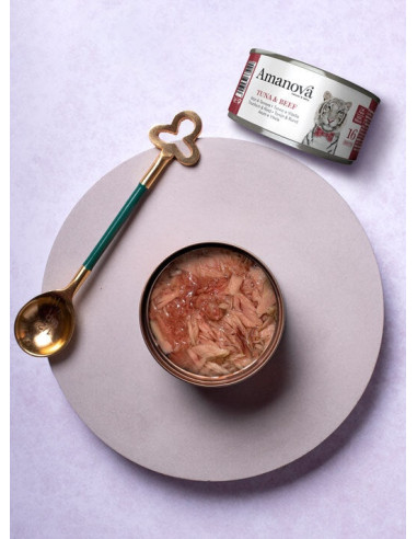 Amanova Cat Tuna & Beef - Tuńczyk i wołowina w...