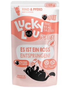 Lucky Lou Lifestage Sensitive Wołowina i konina 125g