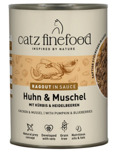 Catz Finefood Ragout in Sauce N.613 Kurczak i Omułek 380g