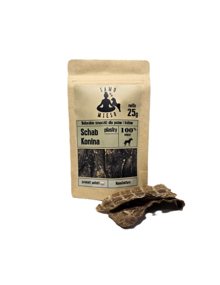 Samo Mięso Schab Konina Plastry 25g