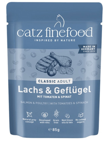 Catz Finefood Classic N.05 Łosoś i drób 85g