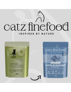 Catz Finefood Classic N.05 Łosoś i drób 85g 2
