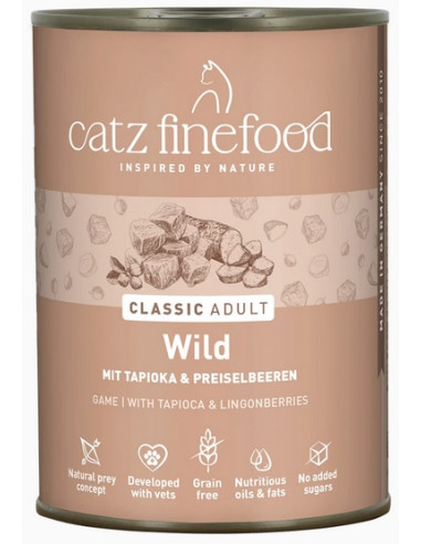 Catz Finefood Classic N.09 Dziczyzna 400g