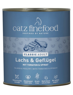 Catz Finefood Classic N.05 Łosoś i drób 800g