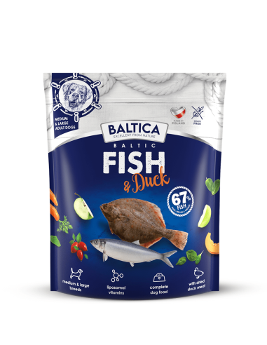BALTICA Fish & Duck - Średnie i duże rasy 1kg
