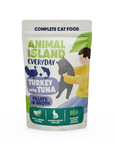 Animal Island Everyday -  Indyk i tuńczyk w sosie 85g
