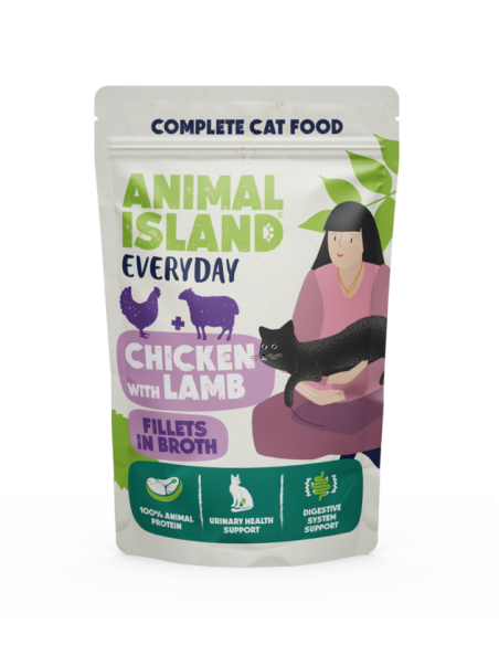Animal Island Everyday - Kurczak i jagnięcina w sosie 85g