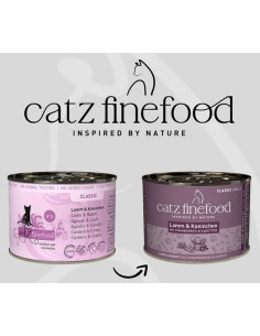 Catz Finefood Classic N.11 Jagnięcina i królik 200g 2