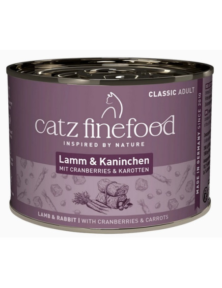 Catz Finefood Classic N.11 Jagnięcina i królik 200g