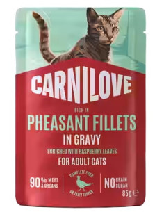 Carnilove Cat Gravy Pheasant - Bażant w sosie 85g