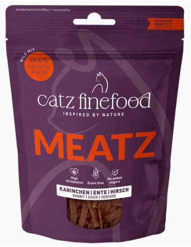 Catz Finefood Meatz Wild Mix - królik, kaczka,...