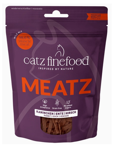 Catz Finefood Meatz Wild Mix - królik, kaczka, jeleń 45g
