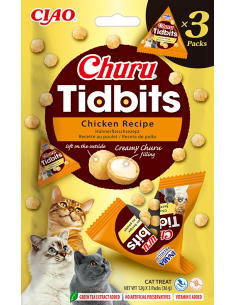 Inaba Churu Tidbits -   Chicken Recipe 3x12g