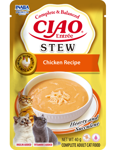 Inaba Cat Ciao Entrée Stew - Chicken Recipe 40g