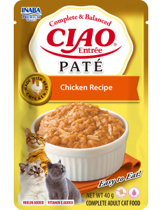 Inaba Cat Ciao Entrée Pate - Chicken Recipe 40g