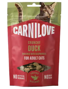Carnilove Cat Crunchy Snack - Kaczka z malinami 50g