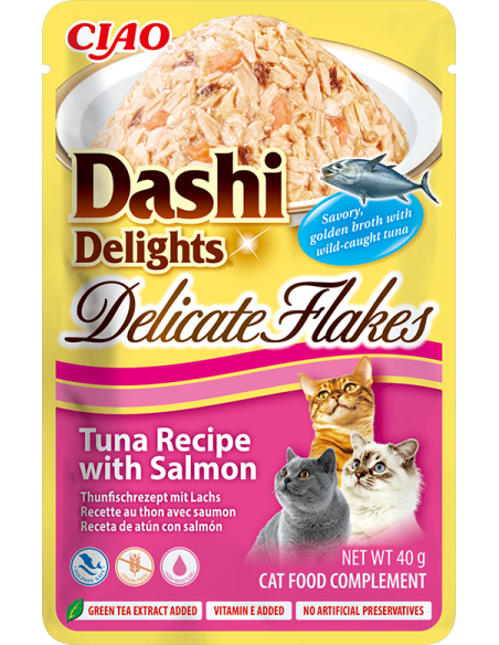 Inaba Cat Dashi Delights Delicate Flakes - Tuna with Salmon 40g