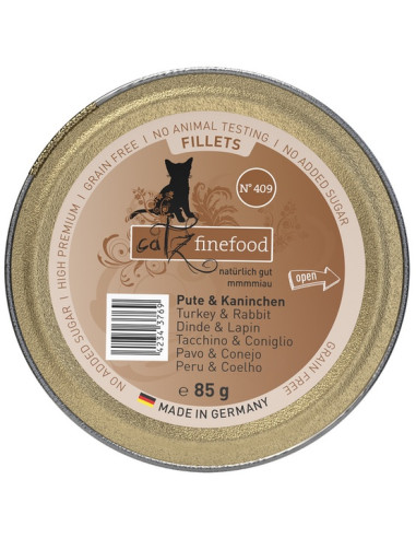Catz Finefood Filety N.409 Indyk/Kurczak/Królik...